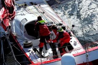 Racing Trimaran SOPRA - Central Cockpit